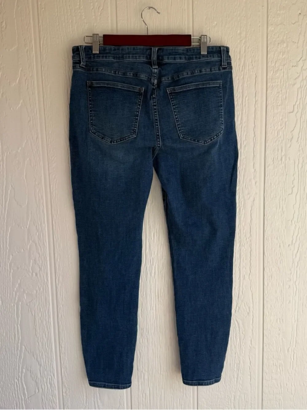 Pistola Dark Blue Women’s High-Rise Skinny Jeans